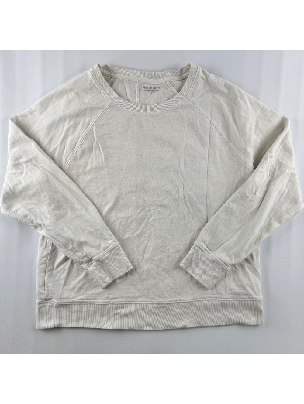 Athleta Women’s Large Cream Crewneck